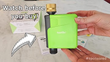 Smart Sprinkler Timer by RainPoint, Wifi Water Timer for Garden, Demo and Review