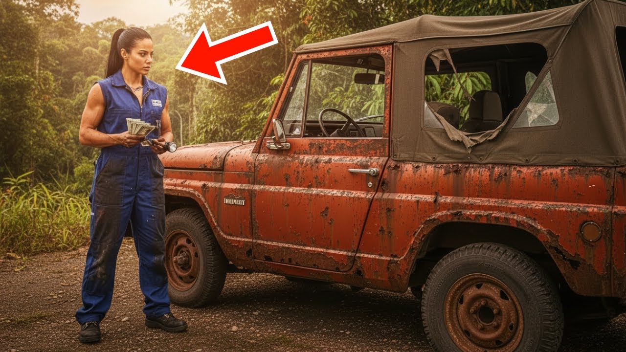 Elle a acheté un vieux jeep pour presque rien et ce qu’elle a trouvé sous le siège a choqué tout le