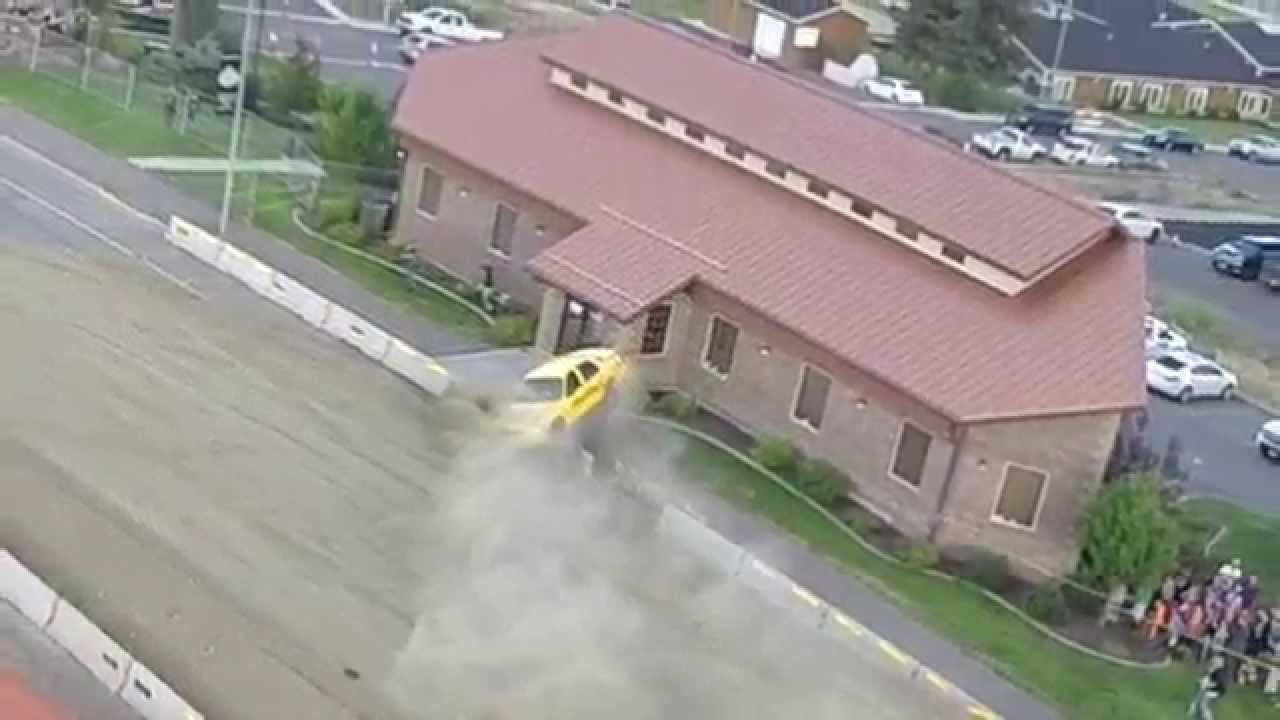 Bryan "Spanky Jr." World Record Backwards Car Jump YouTube