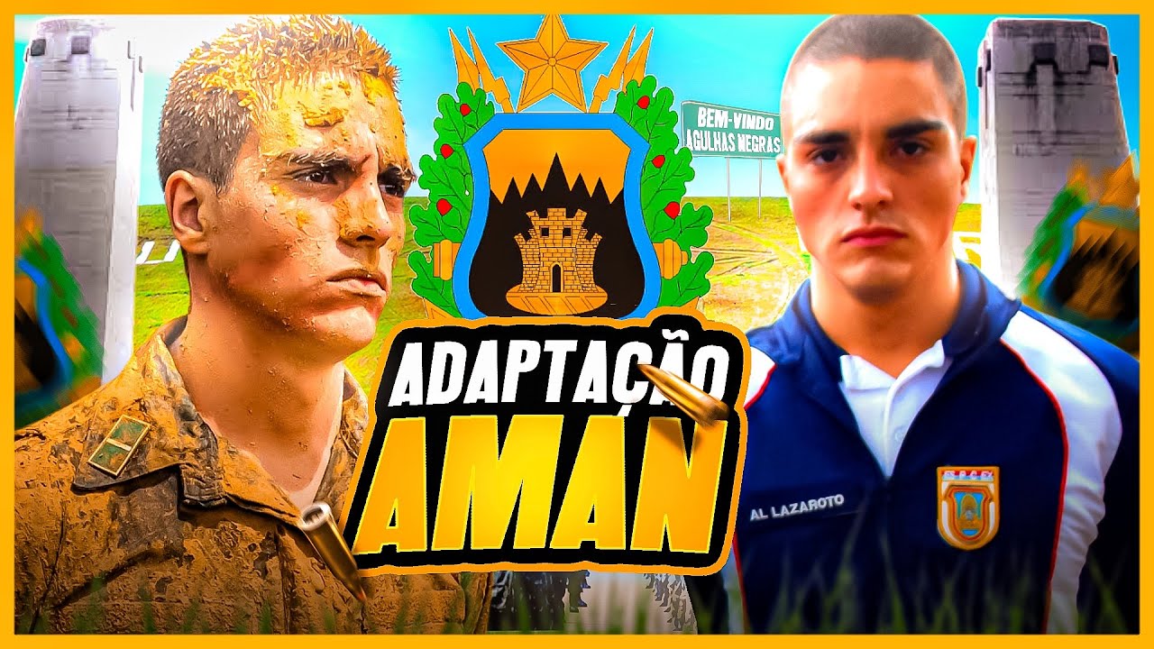 ADAPTAÇÃO AMAN! Como foi meu PRIMEIRO DIA na ACADEMIA MILITAR DAS AGULHAS NEGRAS | Nicolas Lazaroto