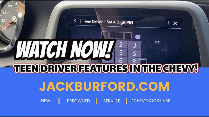 2019 Chevy Camaro Teen Driver Feature