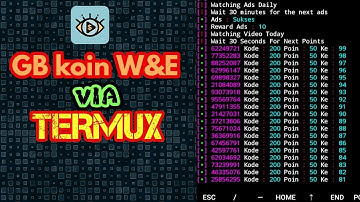 Script terbaru GB aplikasi W & E via termux