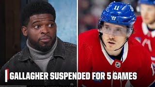 I would’ve thrown the book at Brendan Gallagher - P.K. Subban | NHL on ESPN