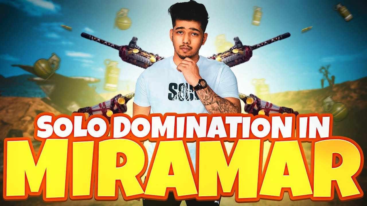 ScoutOP Miramar Domination | Scrims Solo Domination | Grind is not over |