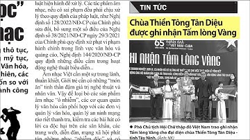 Báo Pháp Luật đăng sứ mệnh của chùa Thiền Tông Tân Diệu | TTTD