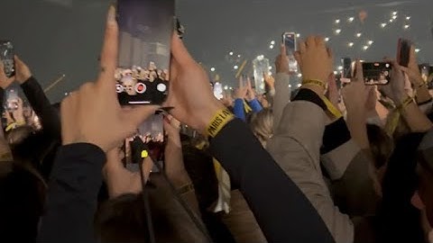 Début du concert de Tayc à Paris 2024