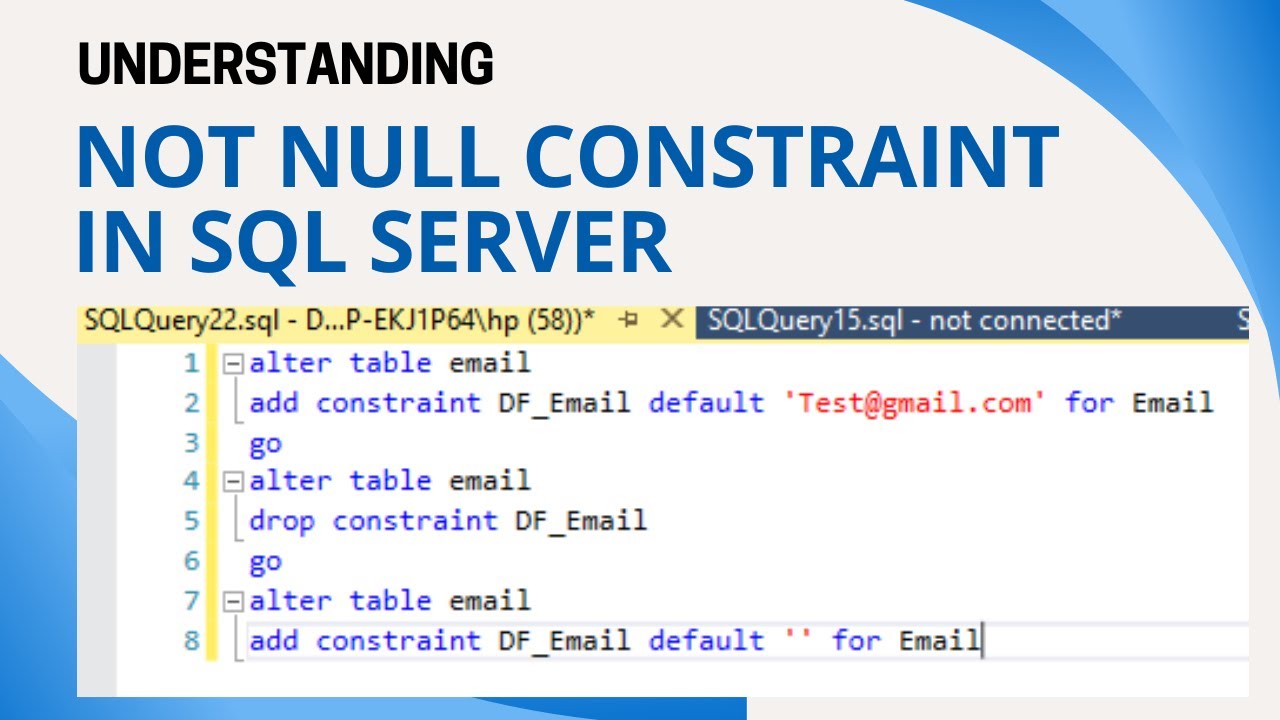 Contains null. Null SQL. Not null SQL. Constraint SQL. Phonotactics constraints in English.