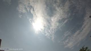 Daytime Sky Time Lapse 2nd August 2024