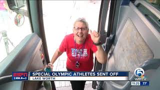 Palm Beach Special Olympics send off