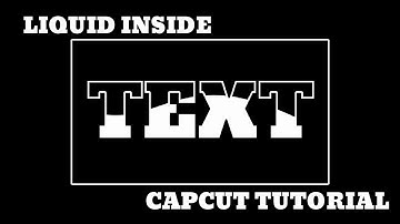 CapCut Tutorial: How to Create an Awesome Liquid Text Effect PC Version#capcuttutorial #texteffects
