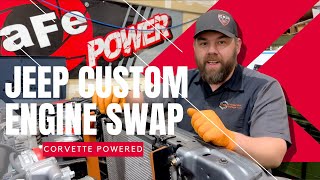 Jeep TJ Engine Swap - Putting A Corvette Engine In an AEV Brute