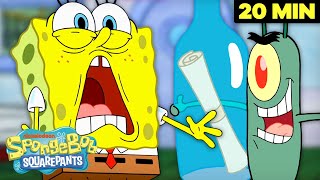 Every Time Plankton NEARLY Stole the Krabby Patty Secret Formula! | SpongeBob