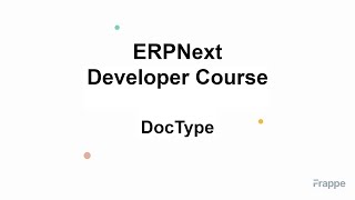 Doctype Create A New Module Create A New Doctype