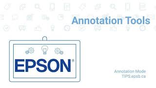 Epson BrightLink 1485 Fi - Annotation Tools