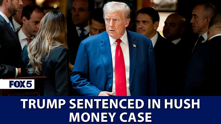 Trump sentenced in hush money case