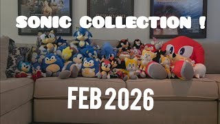 Sonic plush collection! (Feb 2026)