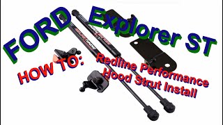 How To Install Ford Explorer ST Hood Strut (Redline Tuning) Step-by-Step