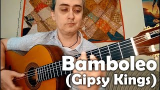 Video thumbnail of "Bamboléo (Gipsy Kings) solo guitar cover by Eugen Sedko"