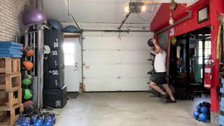 SL Step Forward MB Overhead Throw