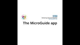 A guide to the MicroGuide App. screenshot 2