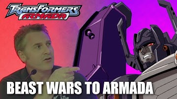 Transformers Beast Wars Megatron actor David Kaye on returning as Megatron in Transformers Armada.