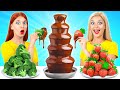 Desafío De Fuente De Chocolate | Desafío Loco por Multi DO Fun Challenge