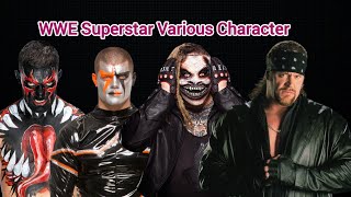 WWE Superstar various Characters