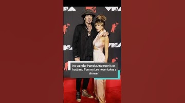 No wonder Pamela Anderson’s ex Tommy Lee never takes a shower. He is hiding three creepy body