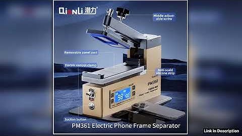 Qianli PM361 Mobile Phone LCD Frame Separator Electric Control Clamp Upper and Lower Suction