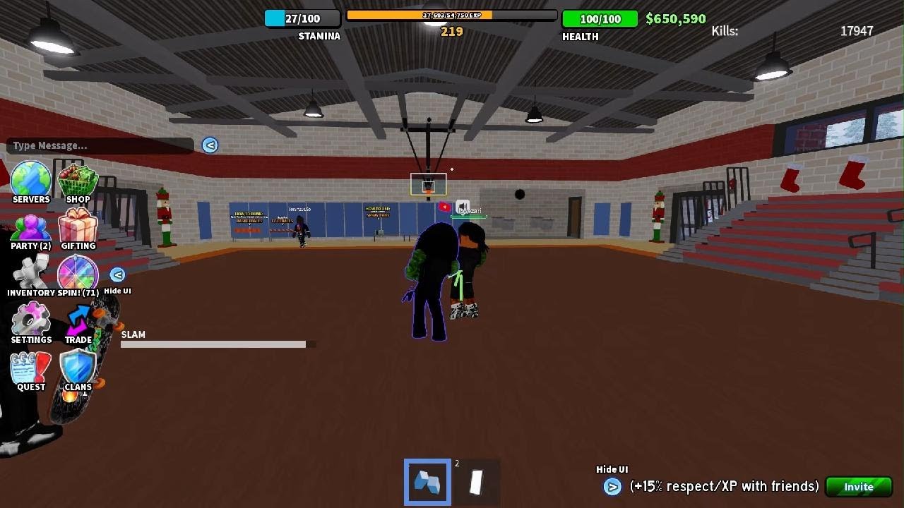 Taking over the server in roblox fight in a school
