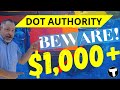 DOT Number Authority Cost | Get Your FMCSA Trucking Authority MC Number