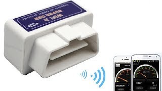 ELM327 Wi-Fi Диагностический сканер для автомобилей из Китая. Обзор.