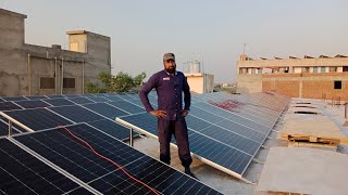 How to Install #Huawei 115KTL & 50KTL #Ongrid Solar System Jinko N Type Bificial Shekhupura Pakistan
