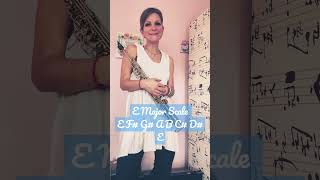 E Major Scale #shorts #youtube #saxophone #scale #subscribe #major