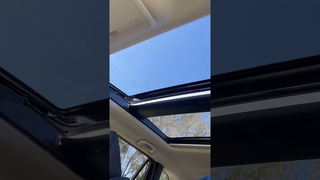 Enjoy the open air of the panoramic sunroof on the Mazda CX-50