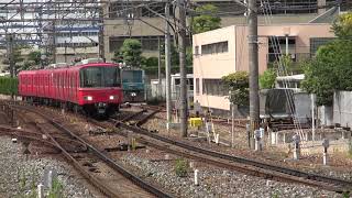 1494列車  普通 東岡崎行  名鉄6800系6824F②＋6000系6052F② 神宮前駅 到着  2021年8月5日(木)撮影