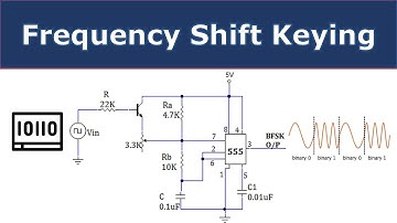 Frequency Shift Keying using IC 555 Explanation