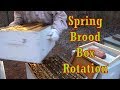 Beekeeping:  Spring Brood Box Rotation #beekeeping