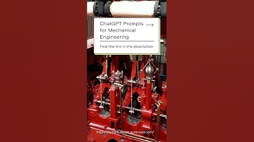 ChatGPT Prompts for Mechanical Engineering #mechanicalengineering #engineering #chatgpt #prompt