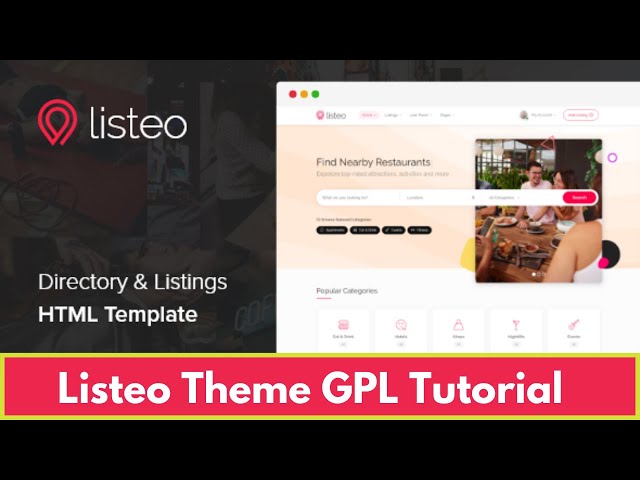 Listeo Theme GPL Demo Installation⚡️Activation Guide - Real GPL - YouTube listeo-theme-gpl-demo-installation-activation-guide-real-gpl-youtube