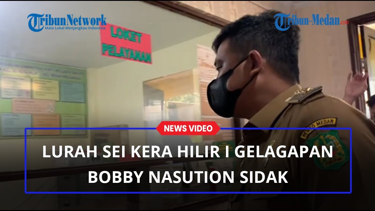 Pegawai Lurah Sei Kera Hilir I Gelagapan Saat Bobby Nasution Lakukan Sidak