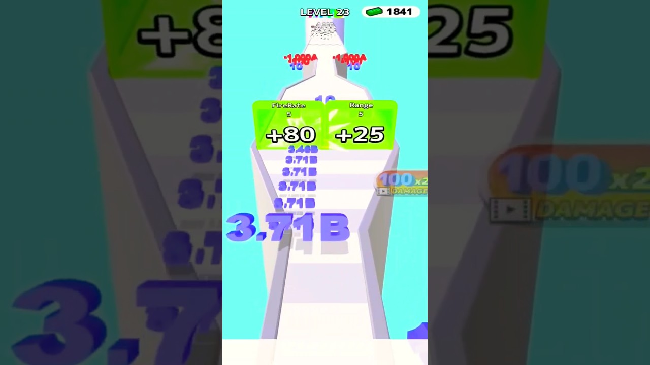 Number Merge Run - Shooting (android) level 23