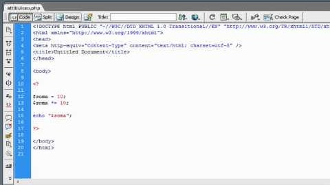 Curso de php Básico aula 6 operadores de atribuição