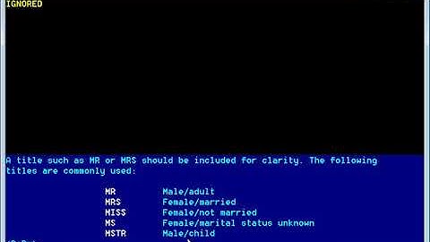 Amadeus Offline Turorial chap8 Name element