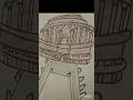 Indian parliament House art' #drawing #youtubevideo #art