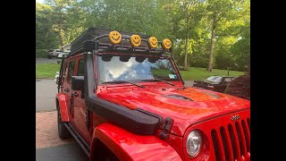 JEEP MOD: AEV Snorkel install with Gobi roof rack