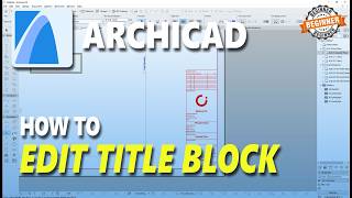 How To Edit Title Block In Archicad