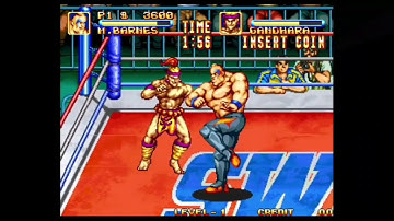 3 Count Bout.  Neo Geo.  First match