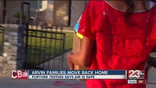 Arvin residents moving back home