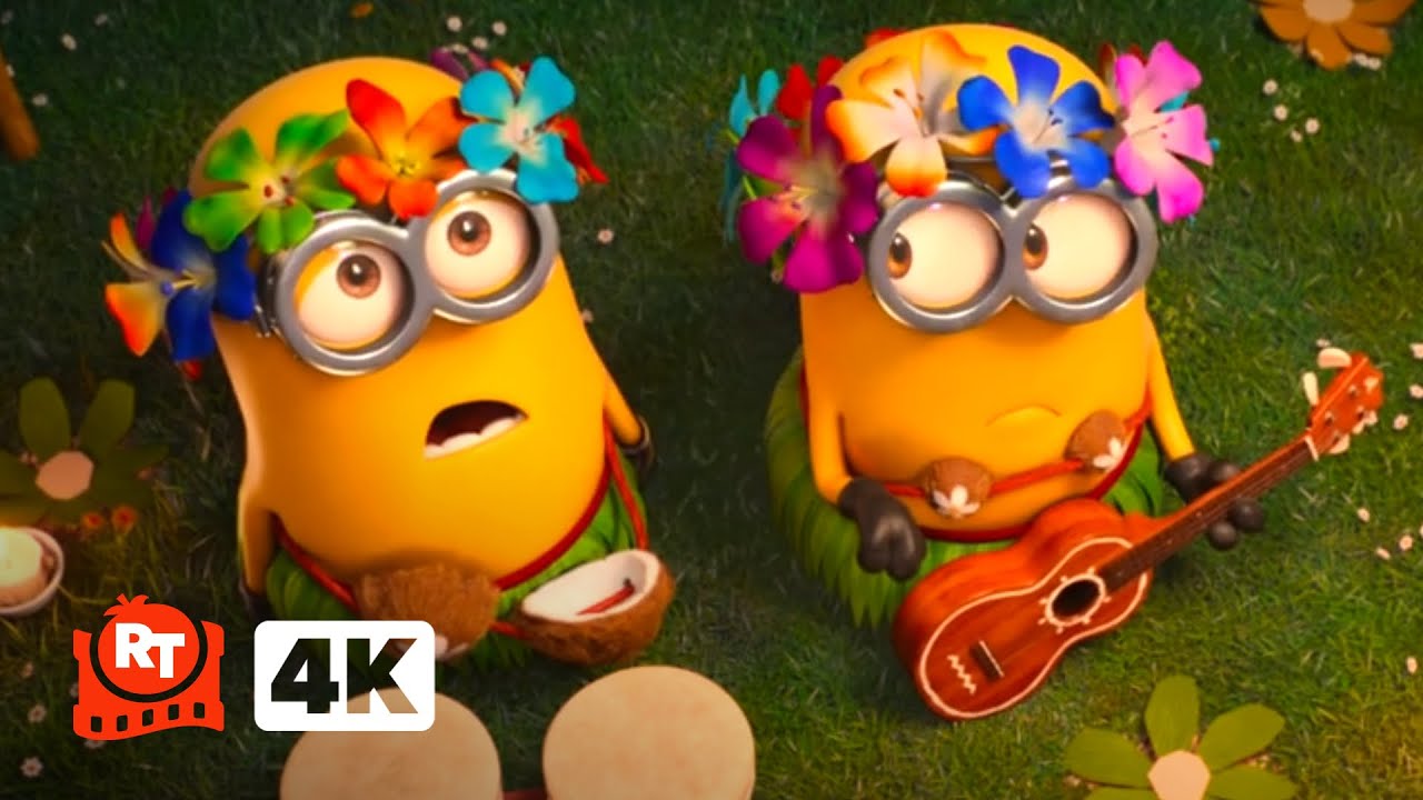 Despicable Me 3 (2017) 4K - A Surprise Minion Luau | Movieclips